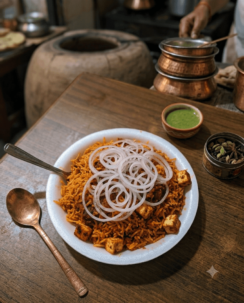 Veg Paneer Biryani